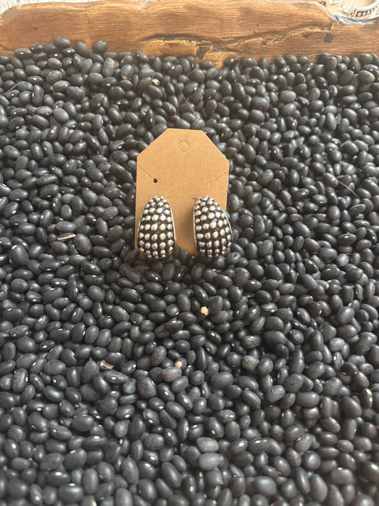 Half Dot Circle Hoops