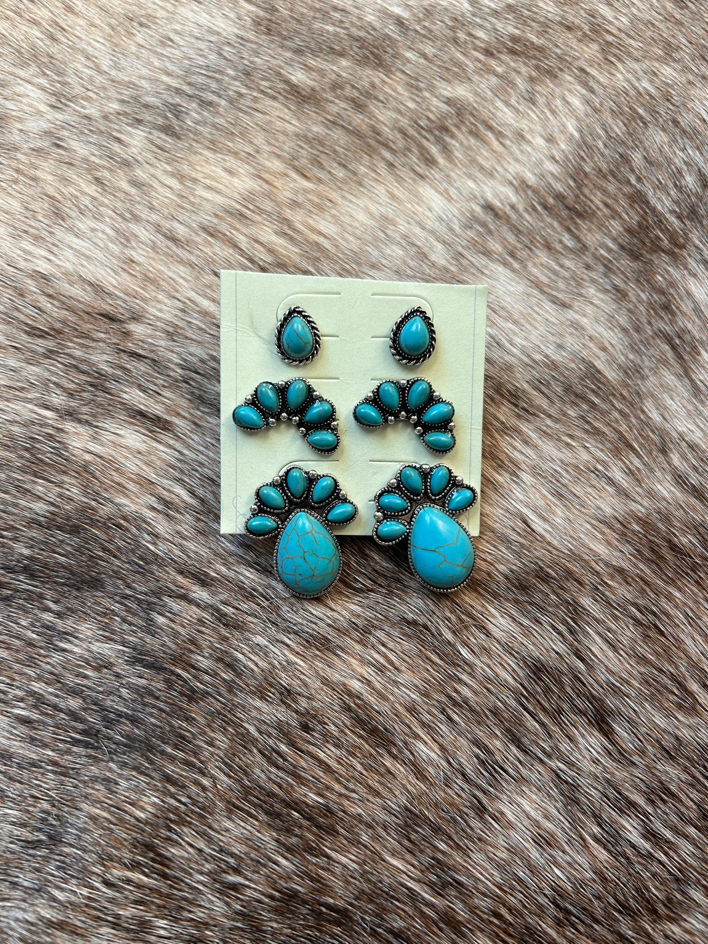 Turquoise Earring Set