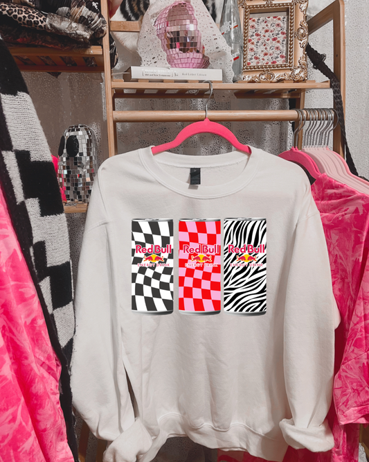 RedB  Zebra Drink Tee