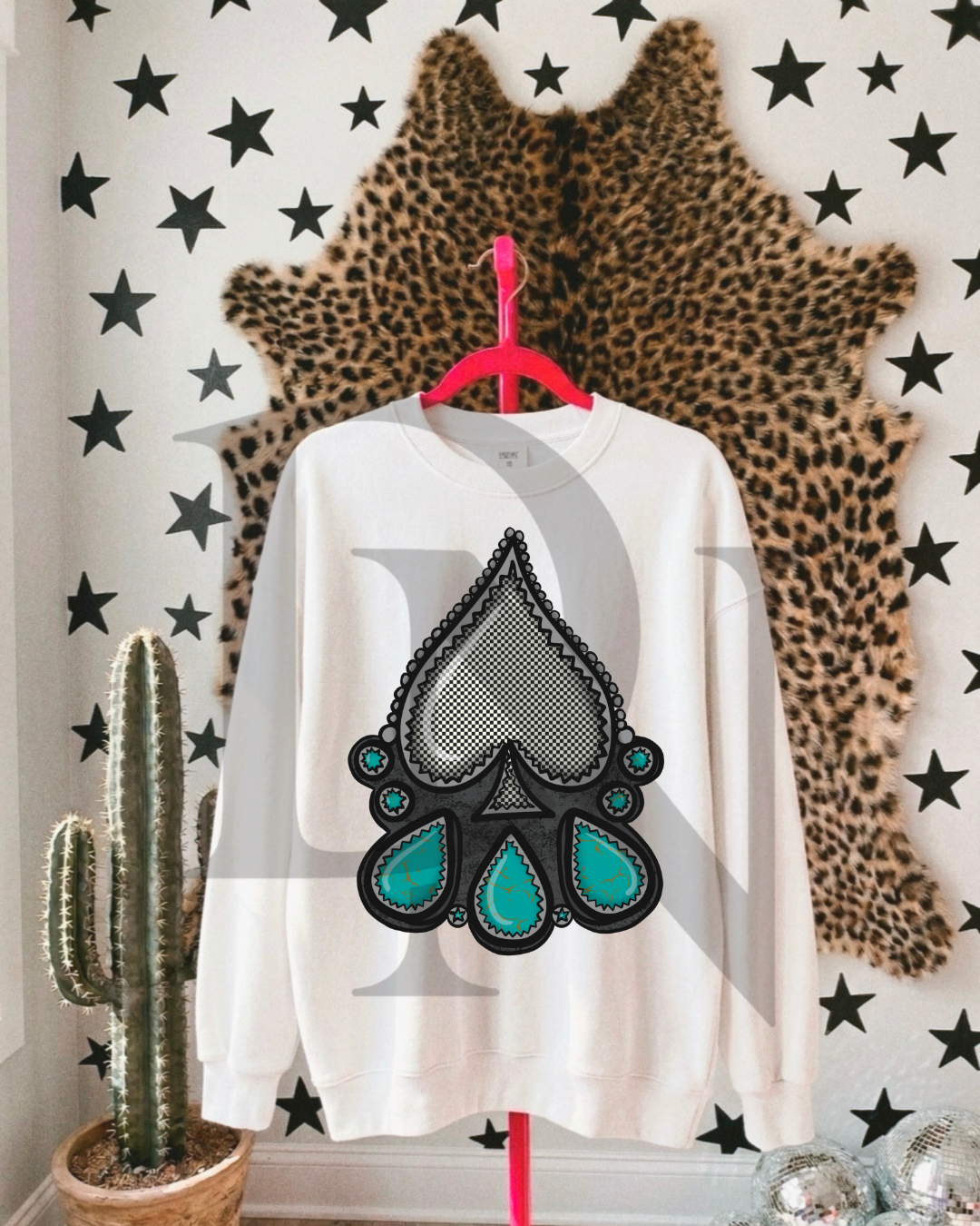 Spade Checkered Concho Tee