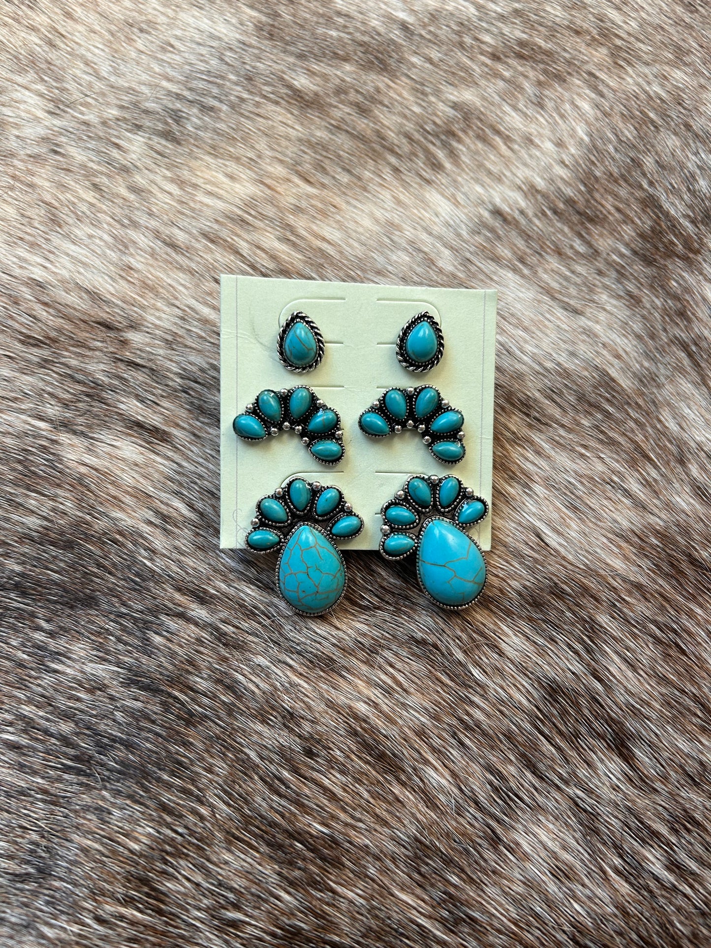 Turquoise Earring Set