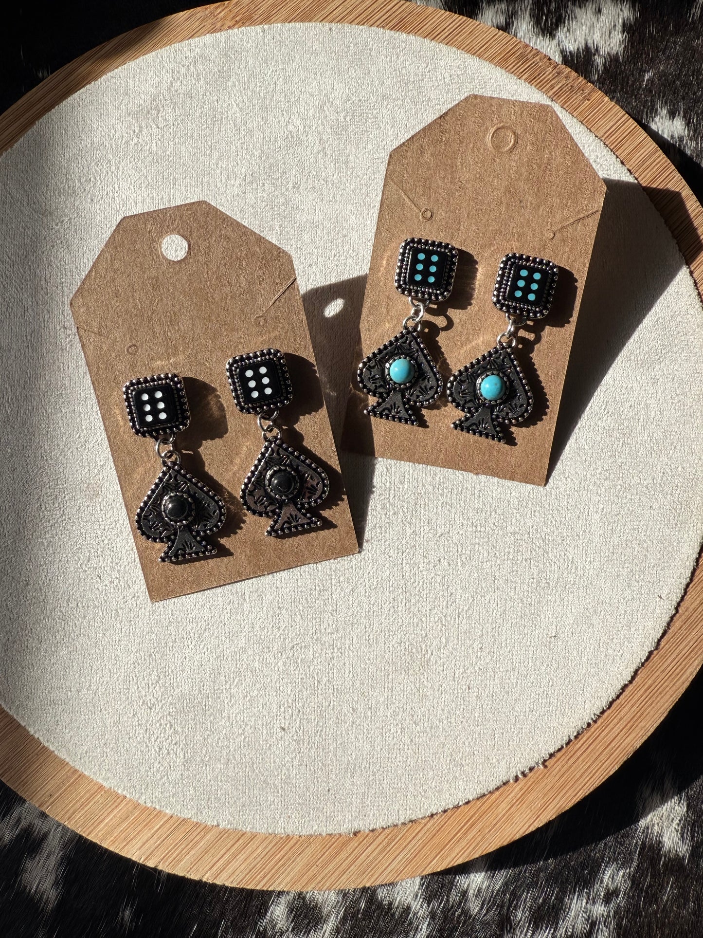 Small Spade Earrings