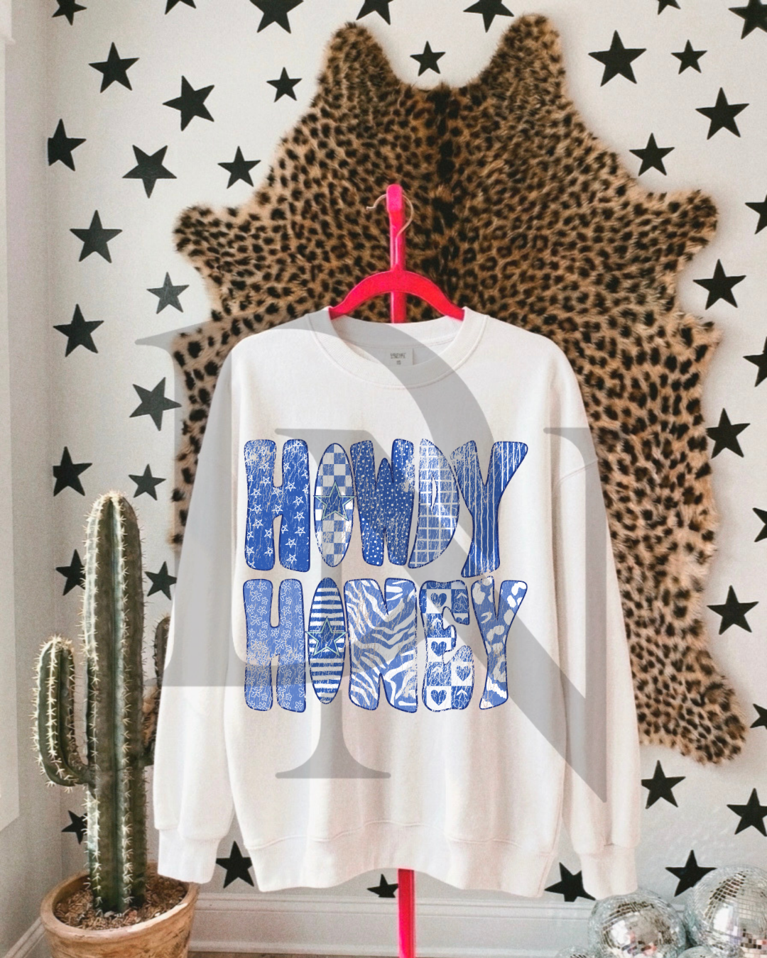 Howdy Honey Blue Tee
