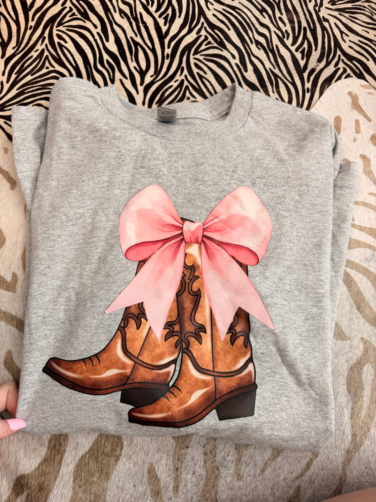 Bows & Boots - Size medium