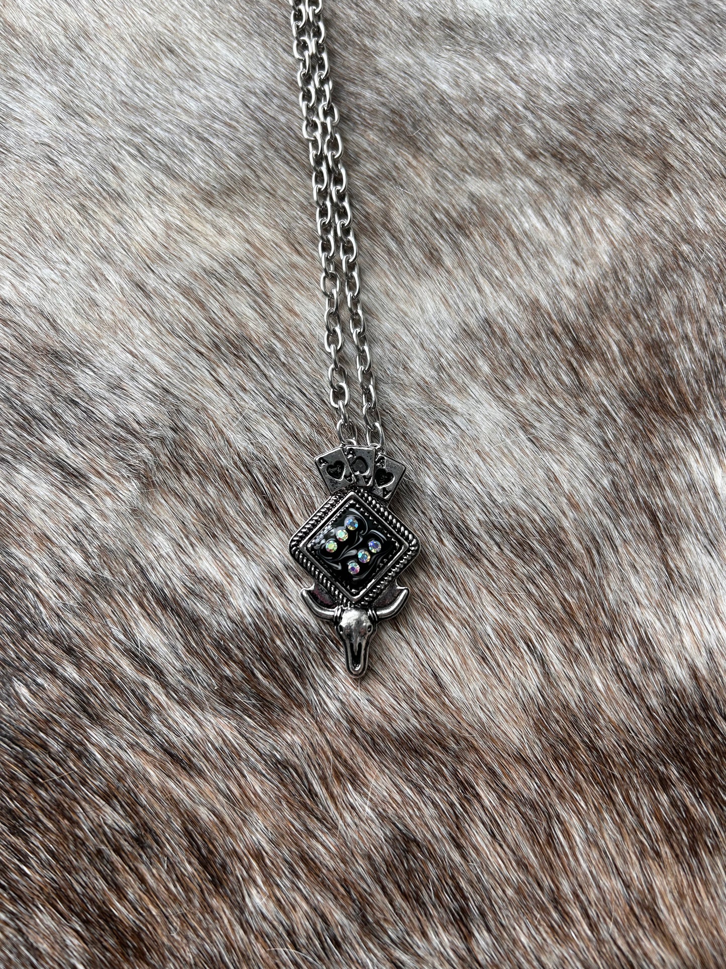 Dice and Skull Necklace