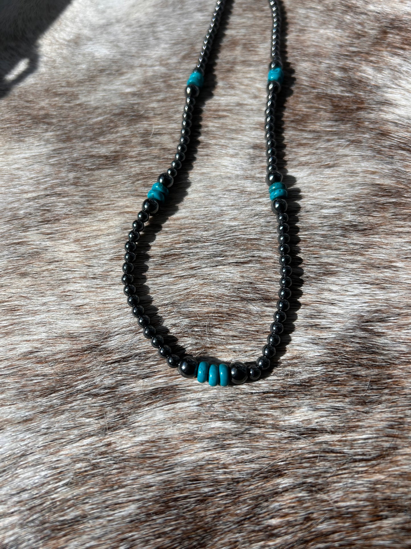 (Authentic) Turquoise Beaded Necklace