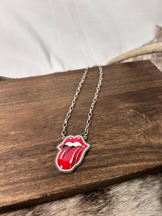 Tongues Out Necklace