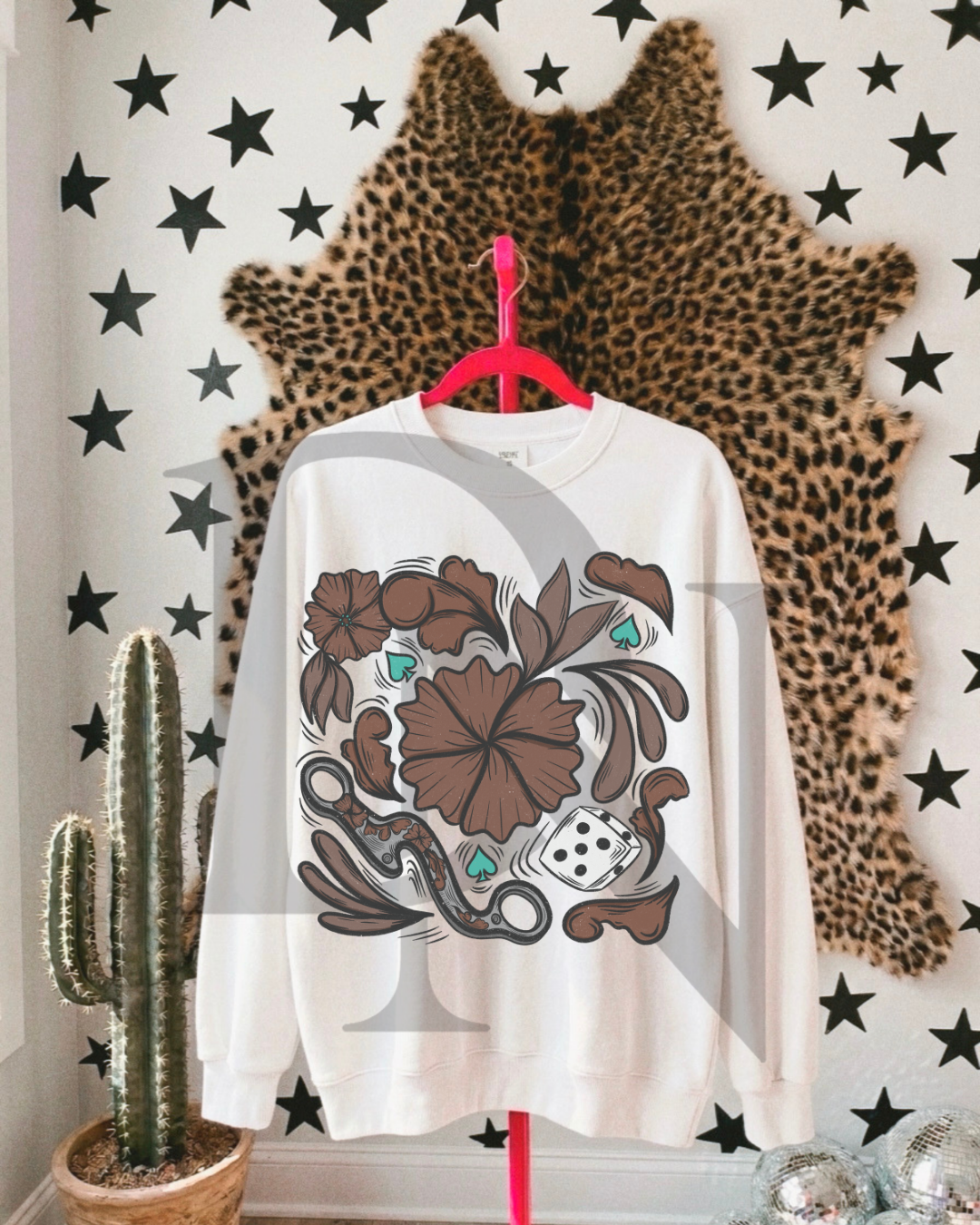 Tooled Leather Tee