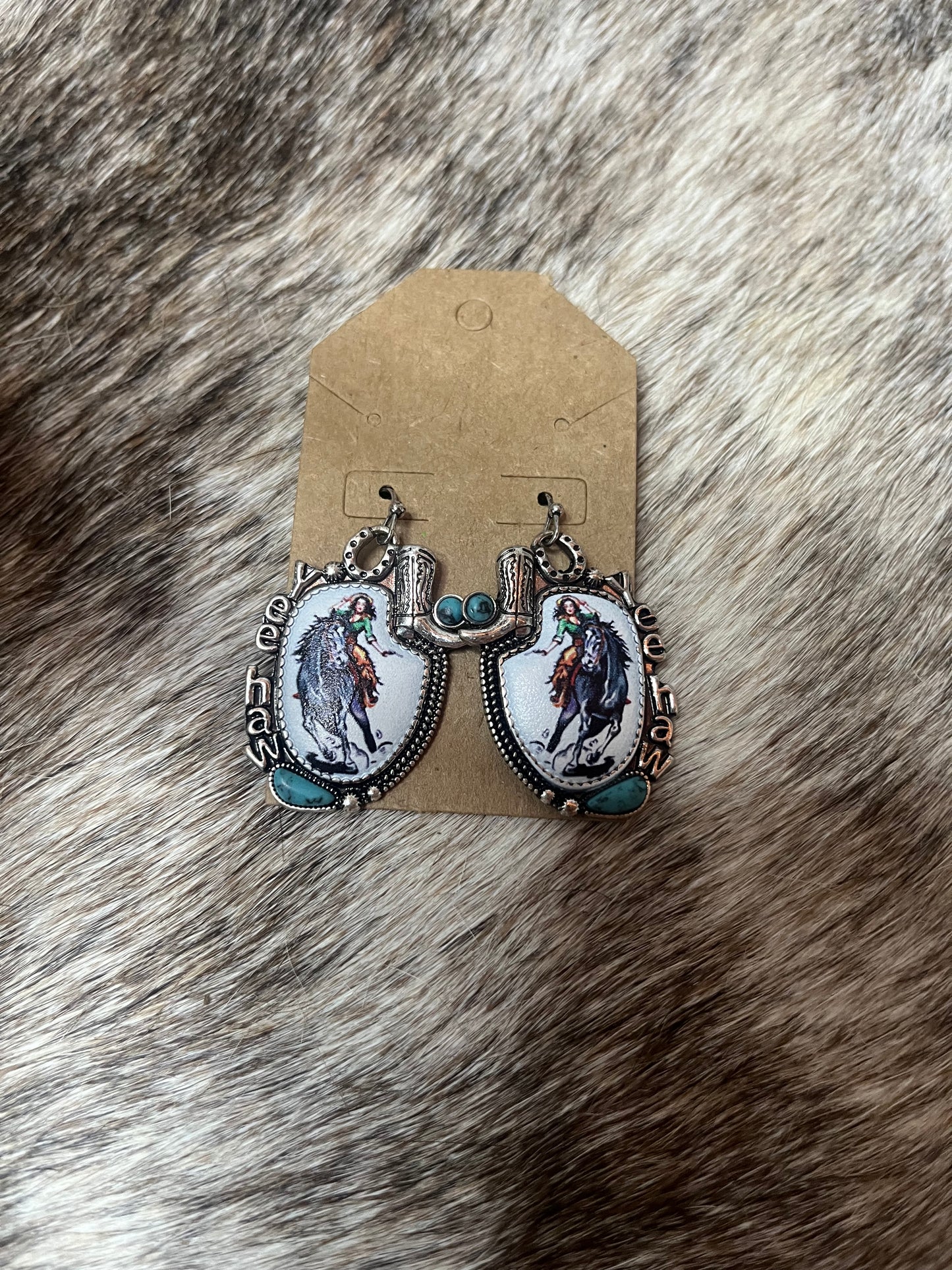 Barrel Racing Earrings