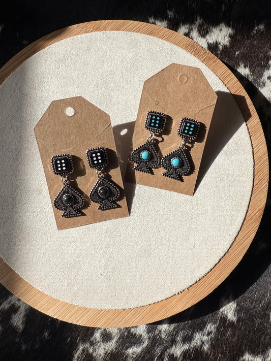 Small Spade Earrings