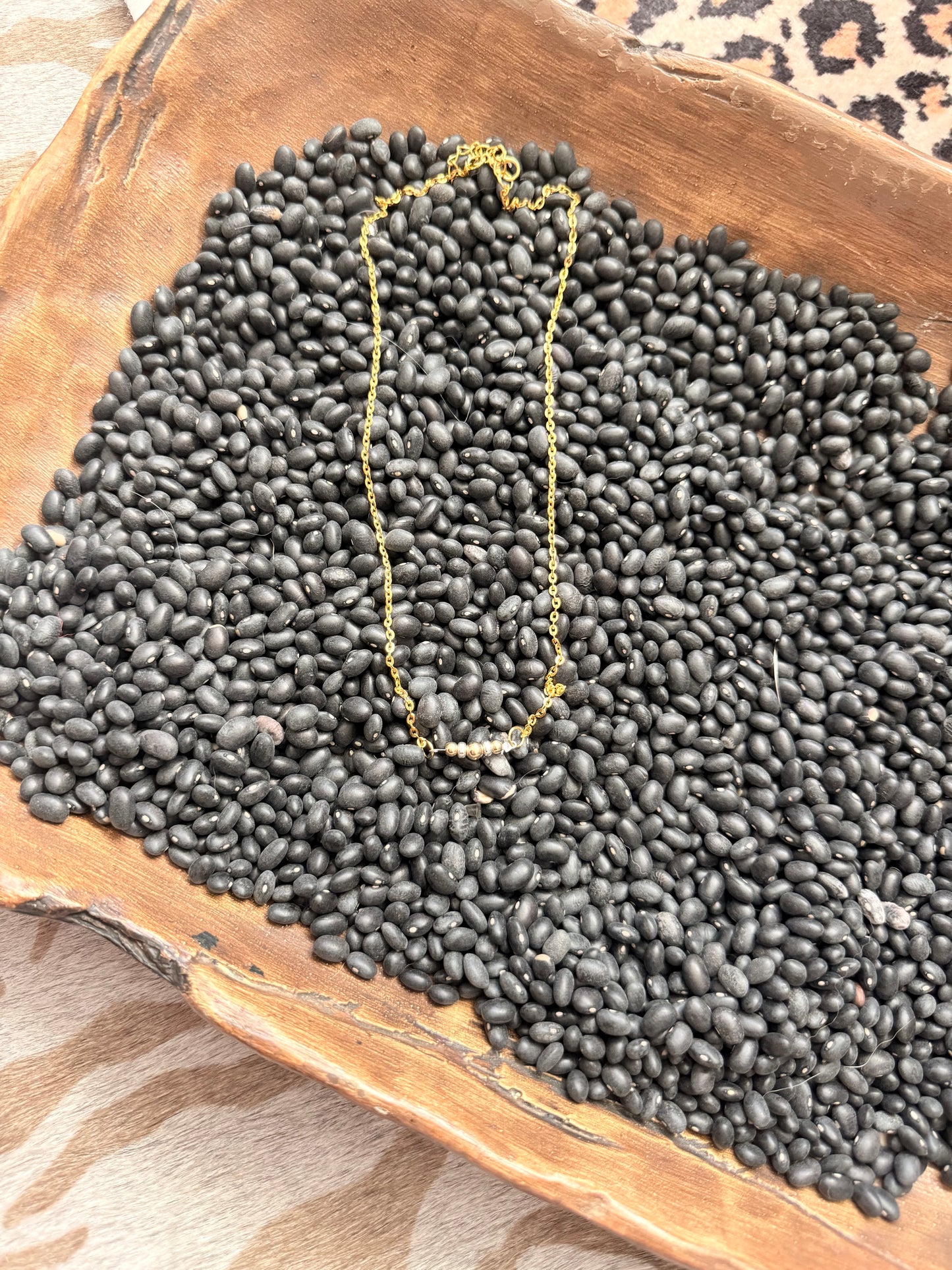 Mixed Metals Gold Necklace