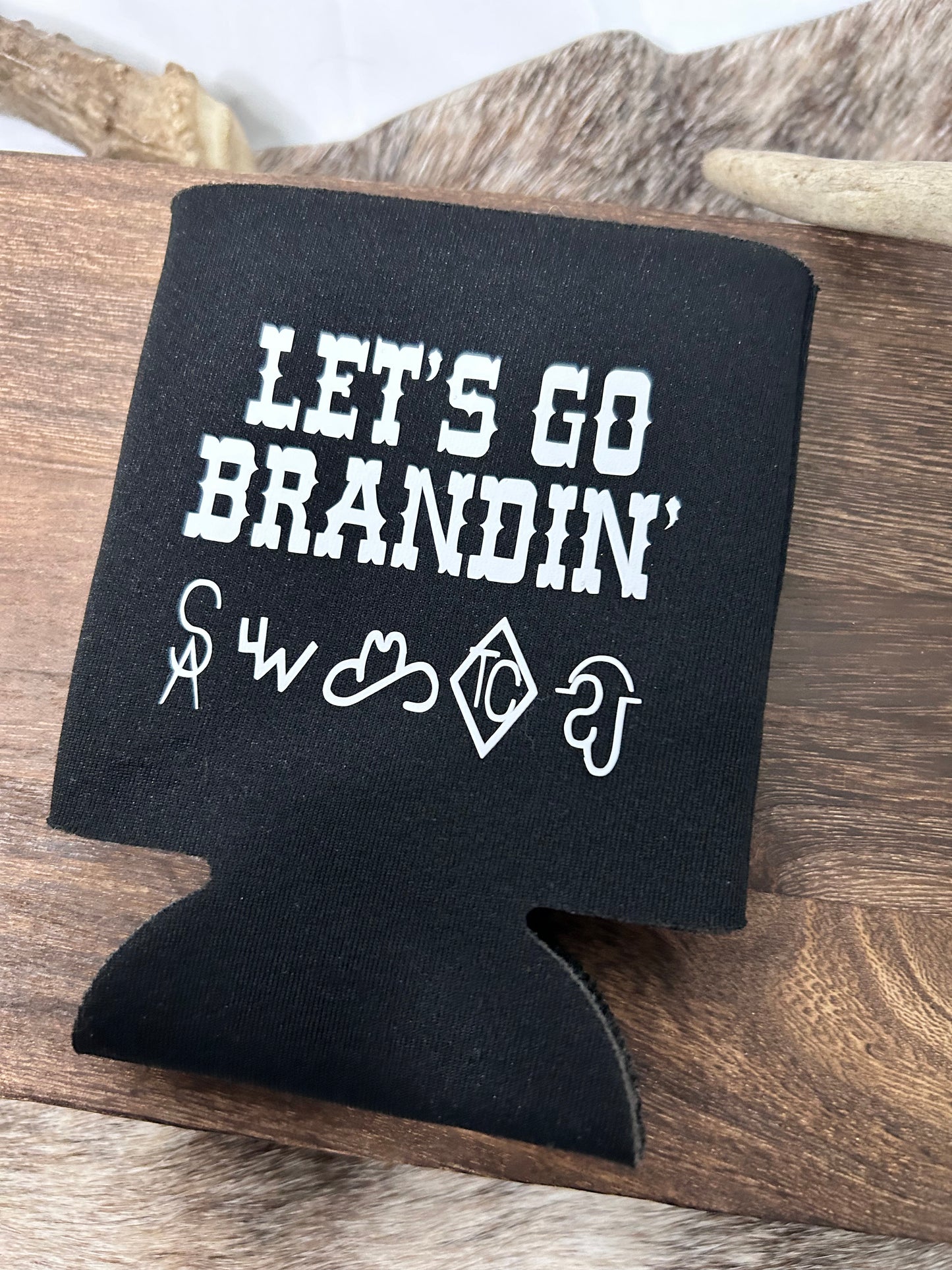 Let’s Go Brandin Koozie