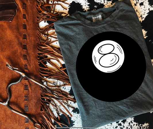 Black 8 Ball Tee