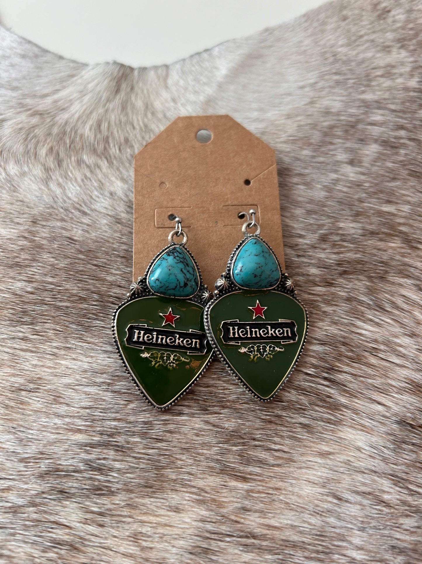 Heineken Earrings