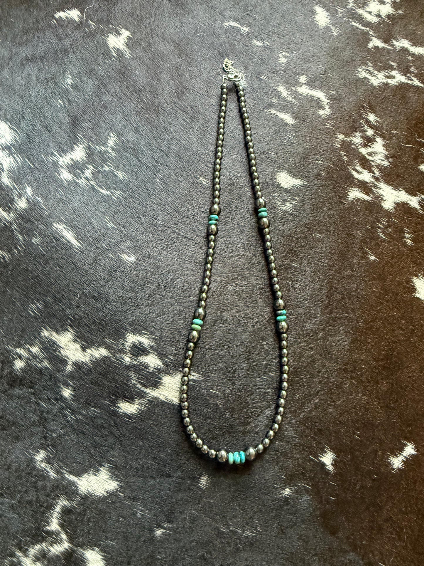(Authentic) Turquoise Beaded Necklace