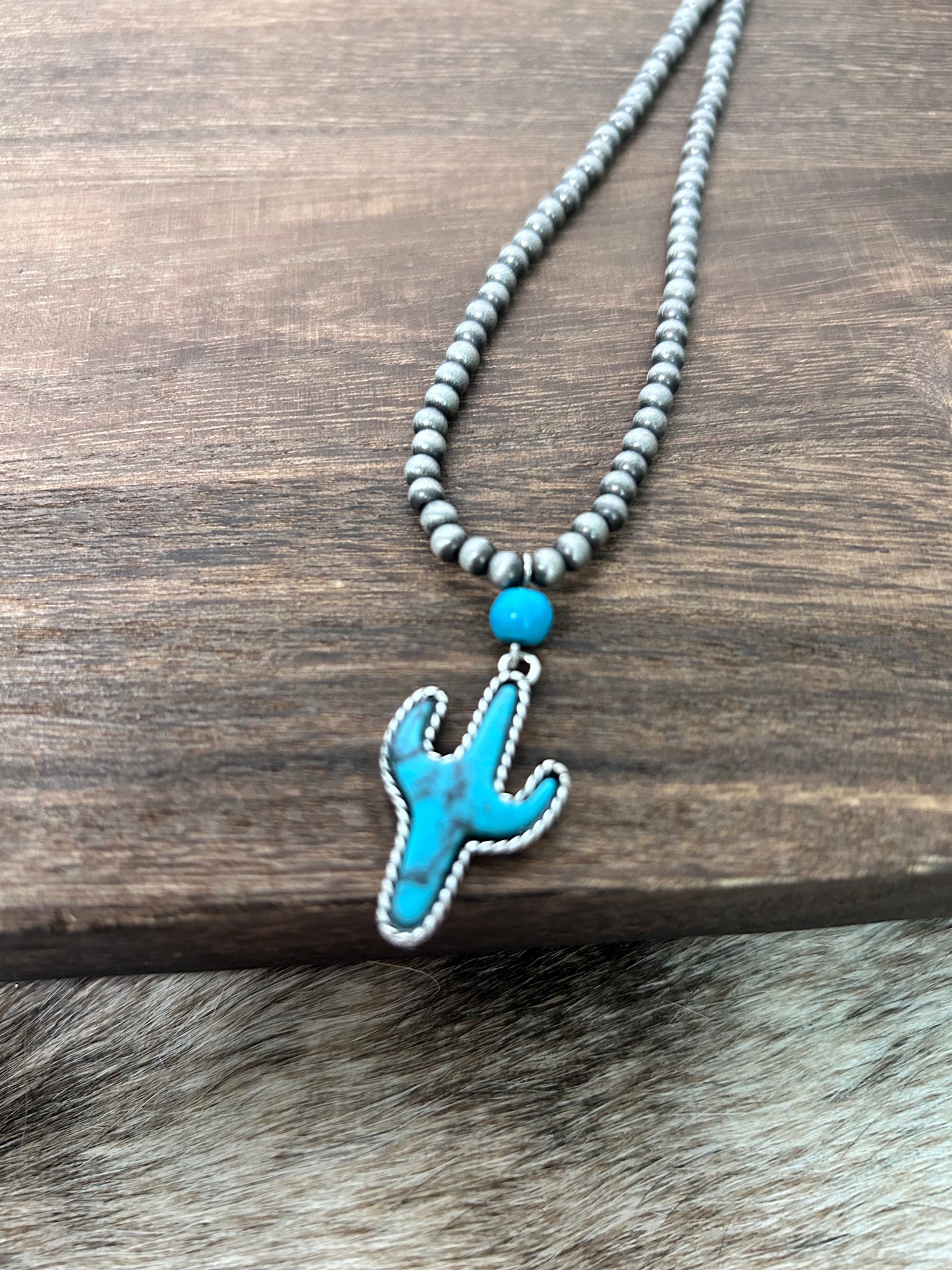 Turquoise Cactus Chocker