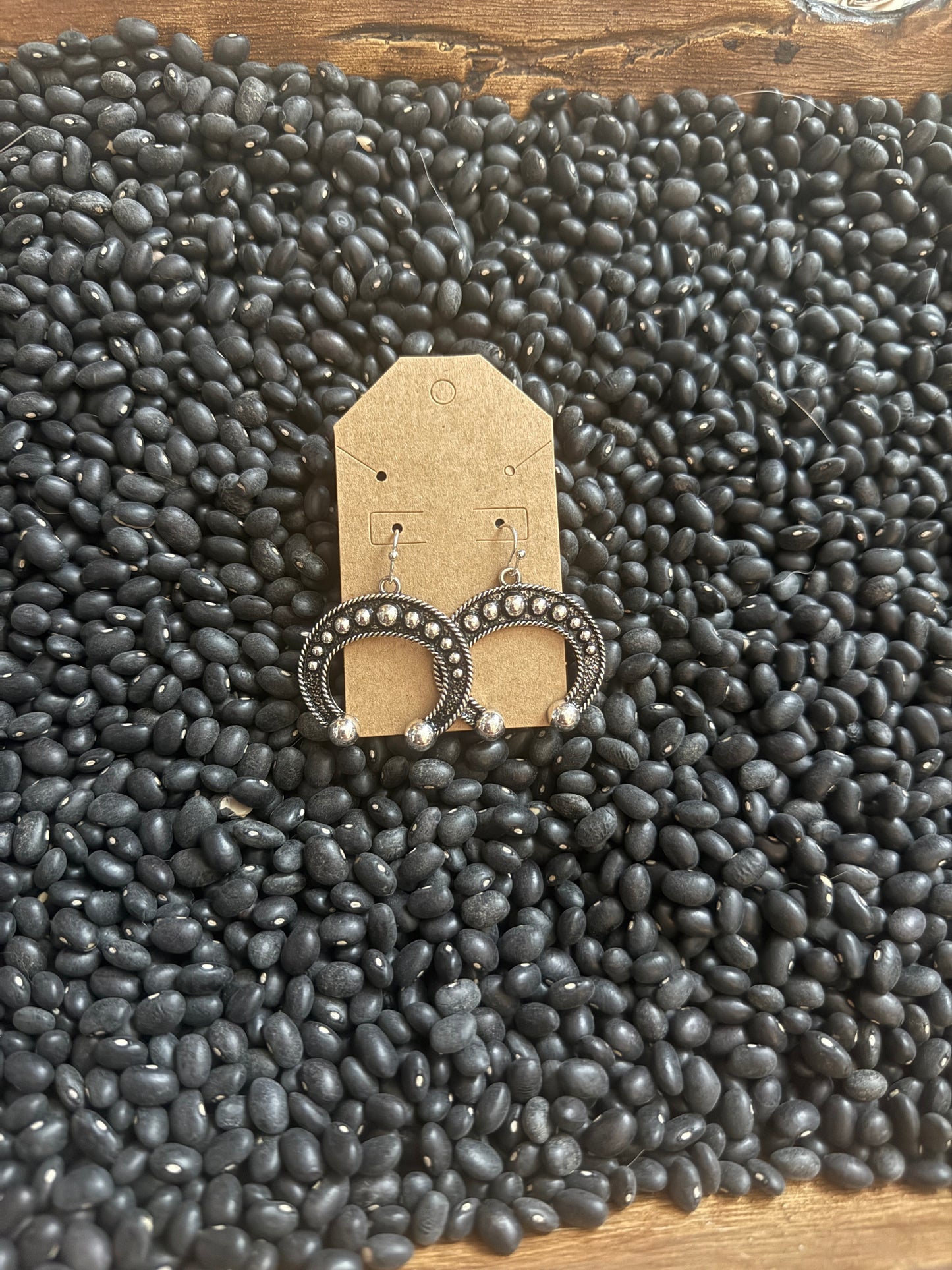 Half Dot Squash Earrings
