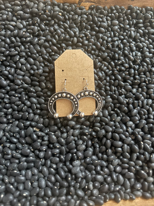 Half Dot Squash Earrings