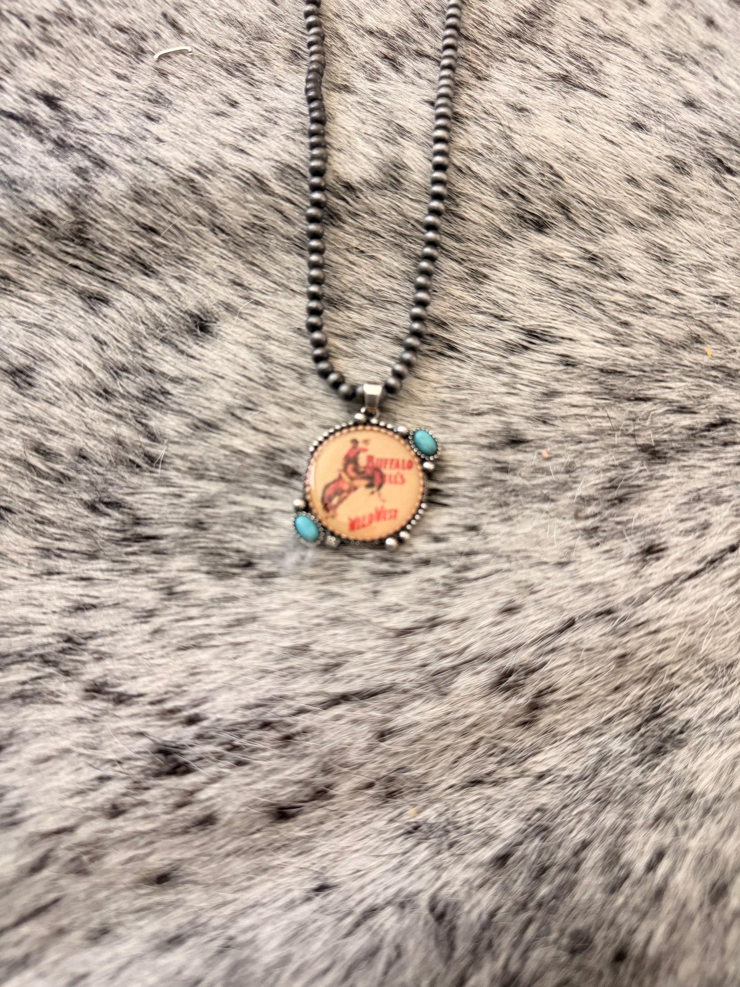 Cowboy Pendent Necklace