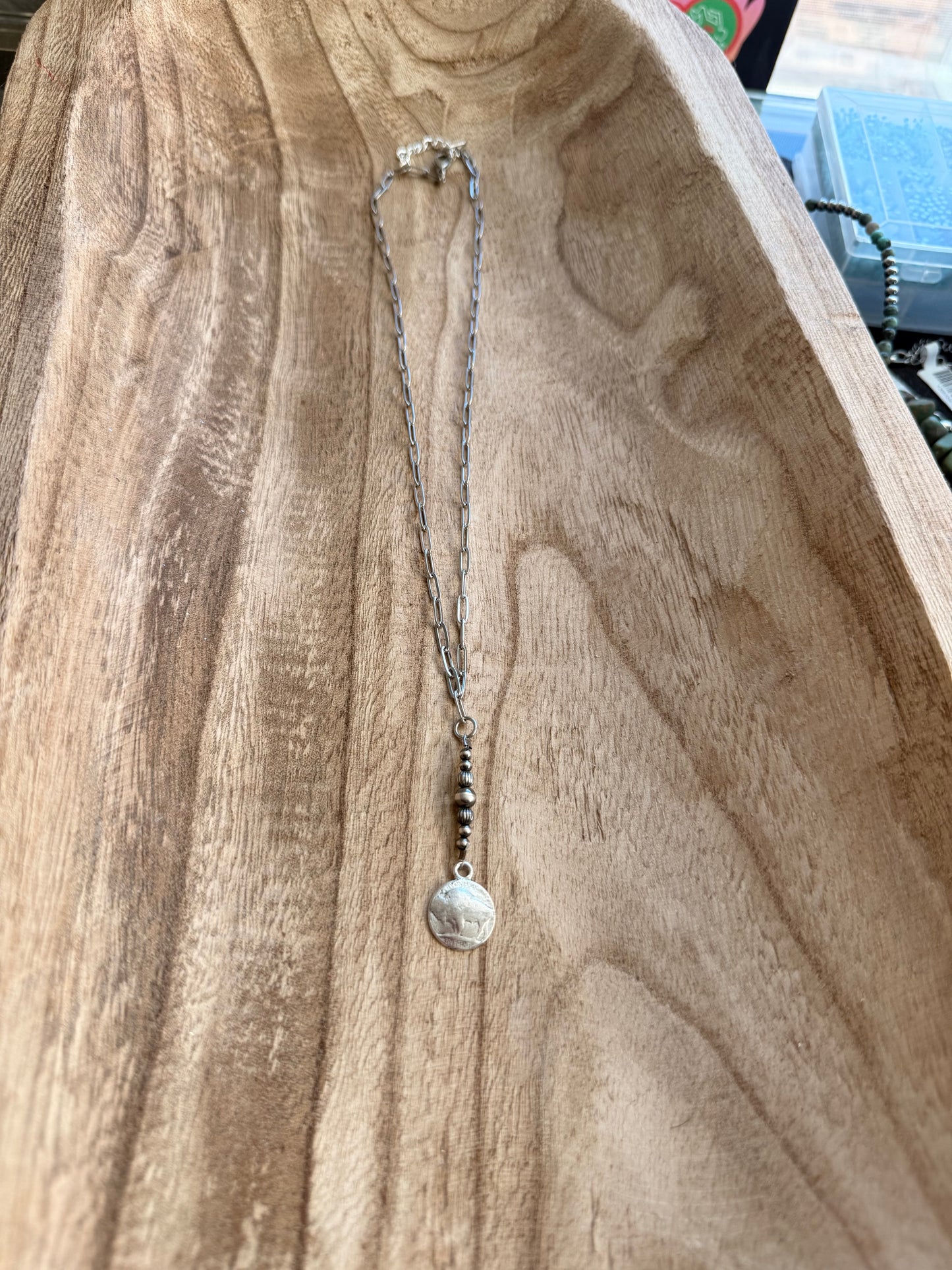 Sterling Silver Coin Lariat