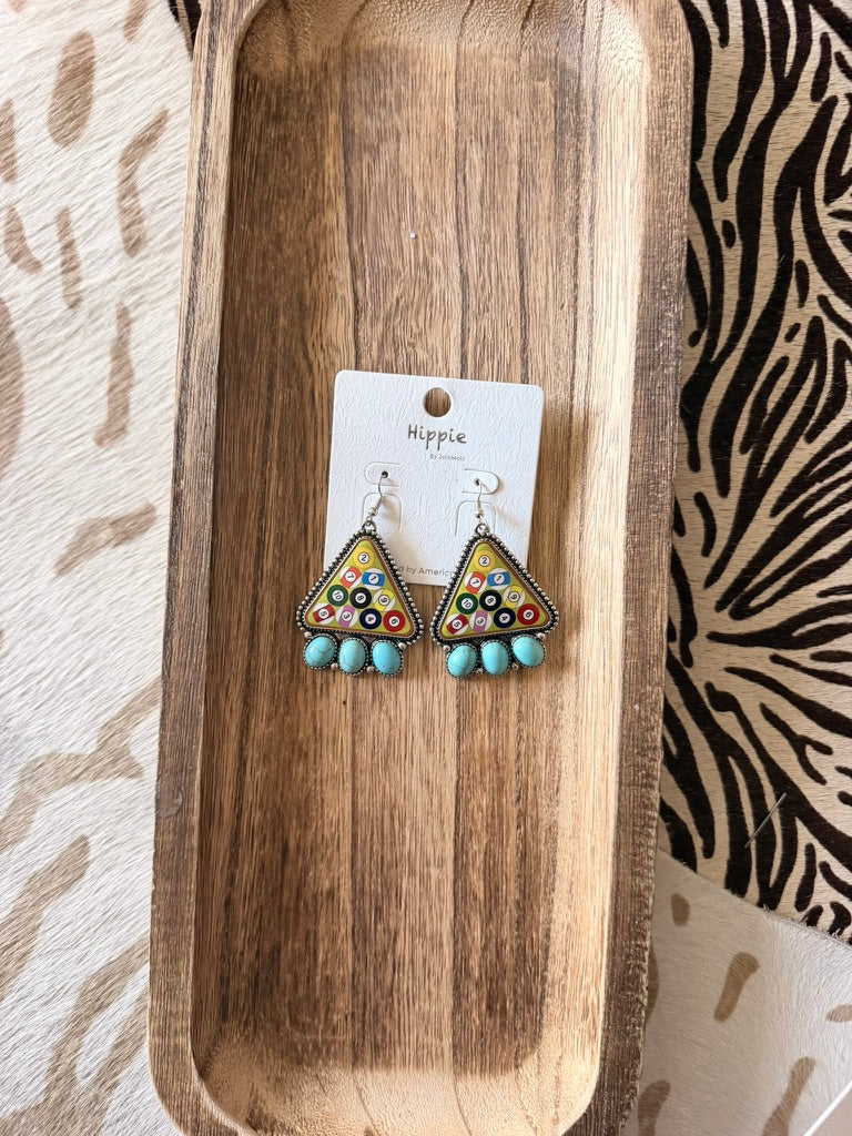 Pool Turquoise Earrings
