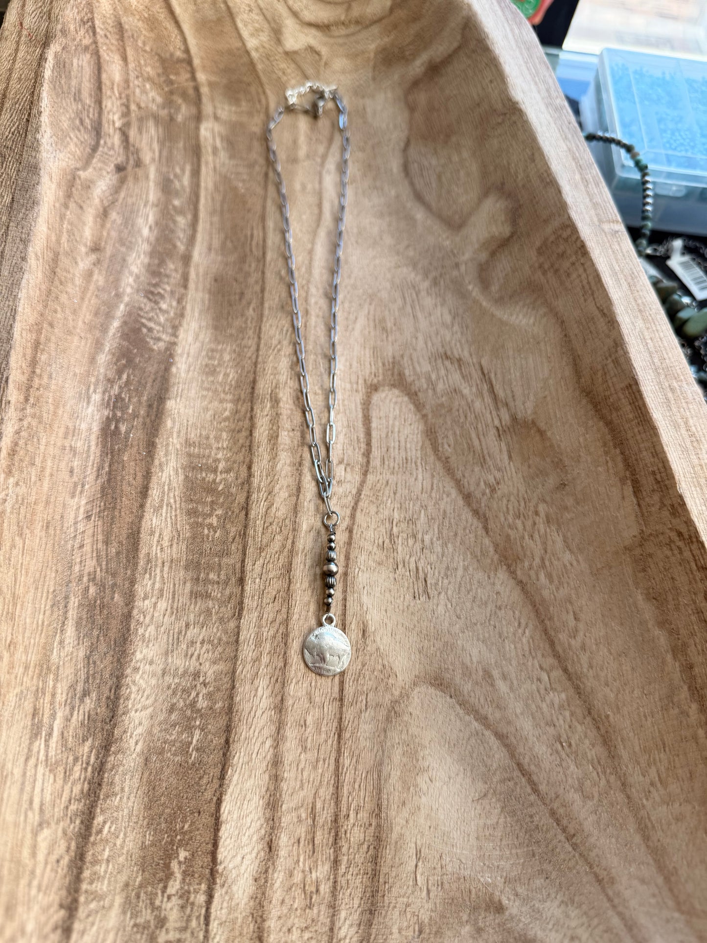 Sterling Silver Coin Lariat