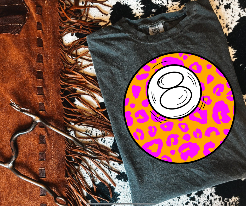 Crazy Leopard 8 Ball Tee