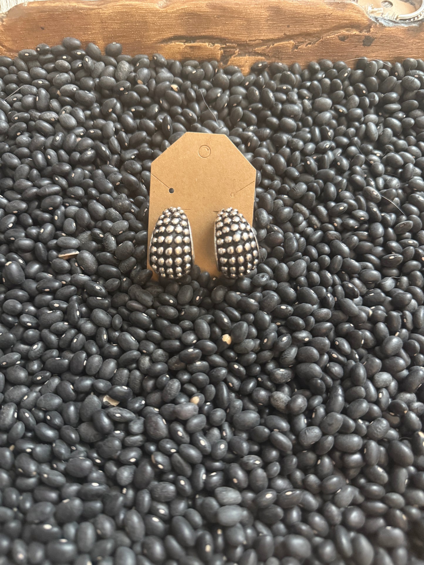 Half Dot Circle Hoops