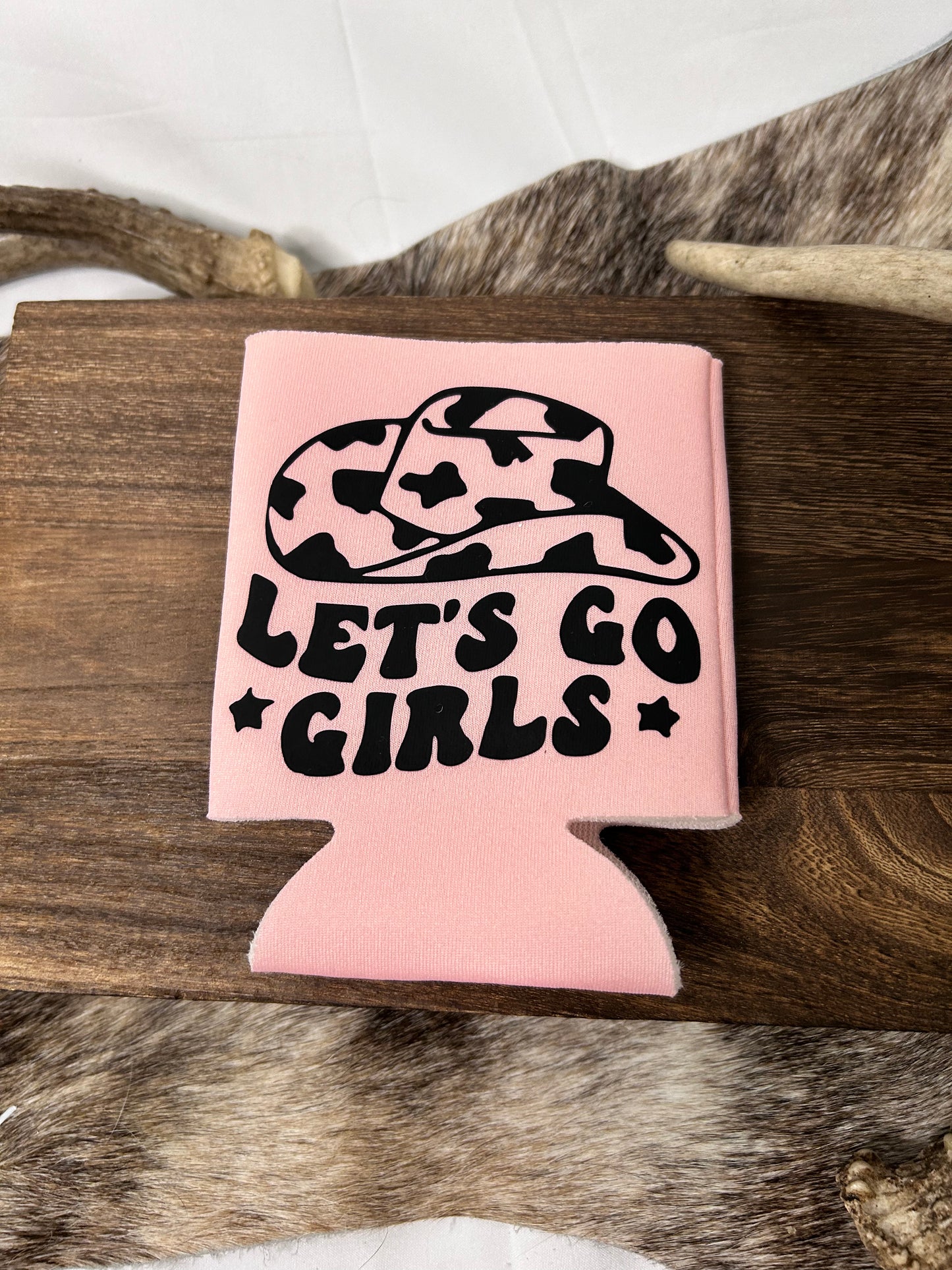 Let’s Go Girls With Hat Koozie