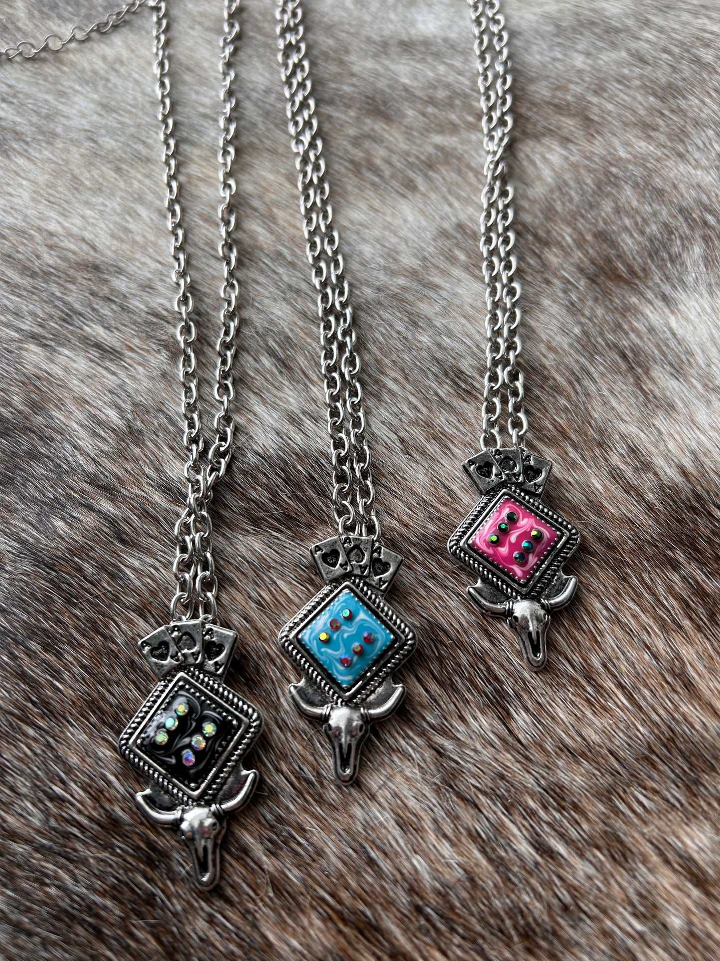 Dice and Skull Necklace