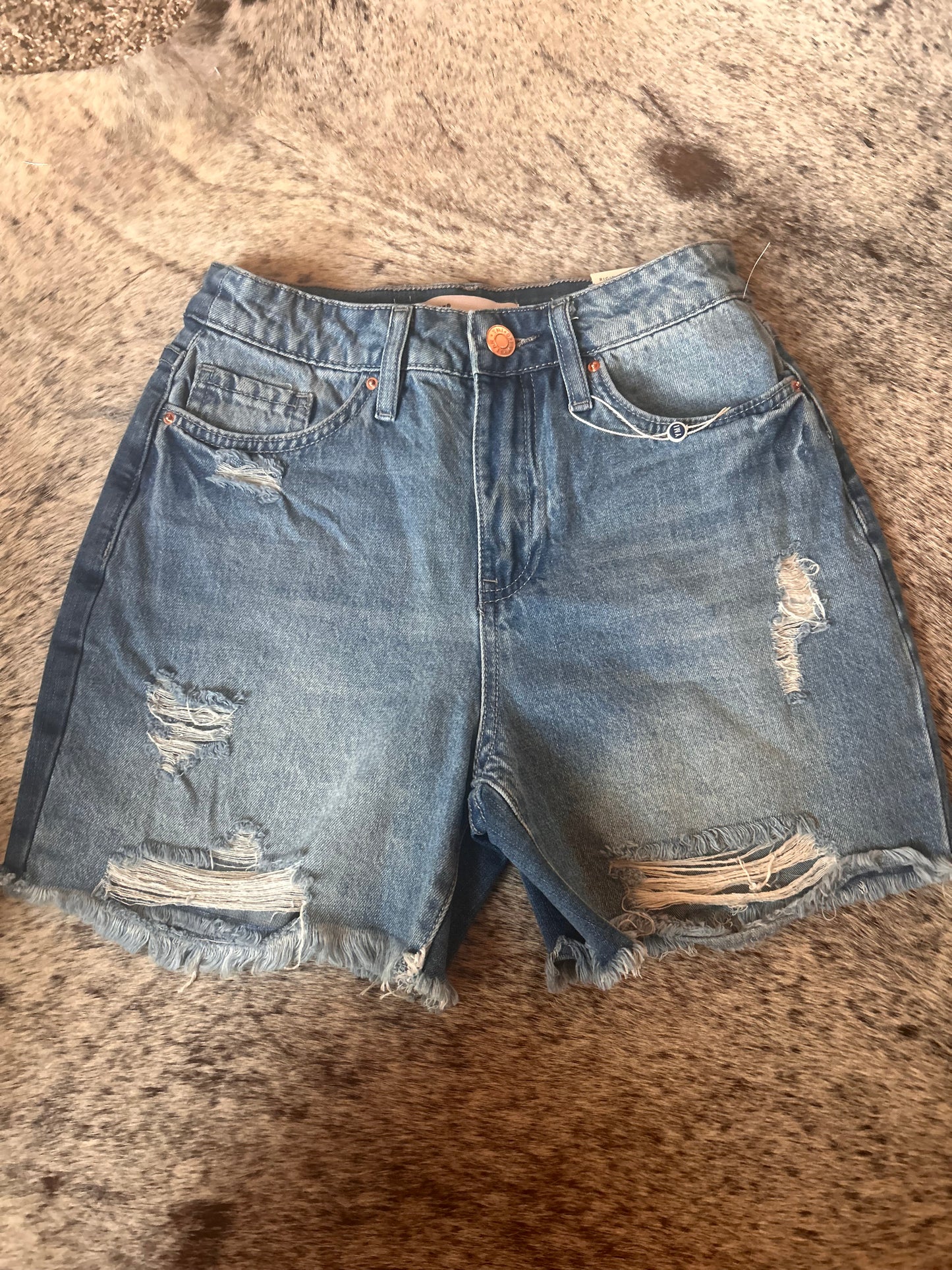 Light Ripped Shorts