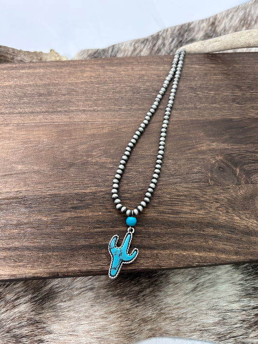 Turquoise Cactus Chocker