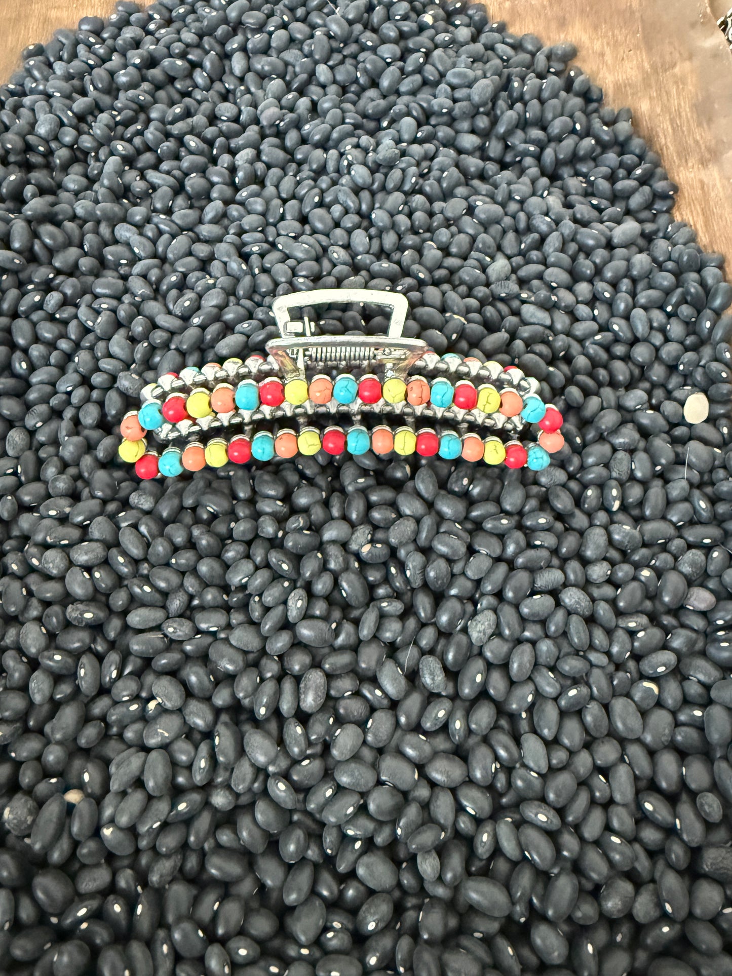 Beaded Hair Clips