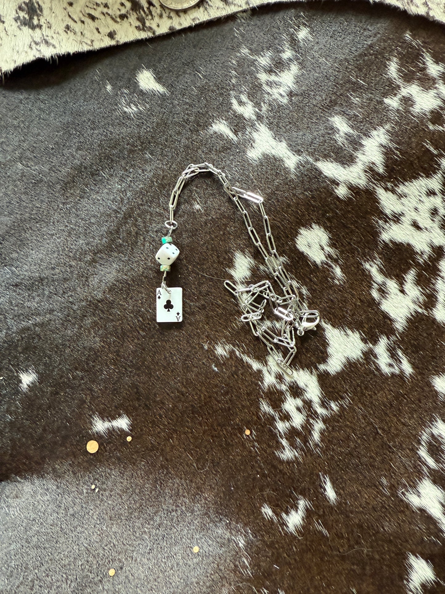 Card and Dice Necklace