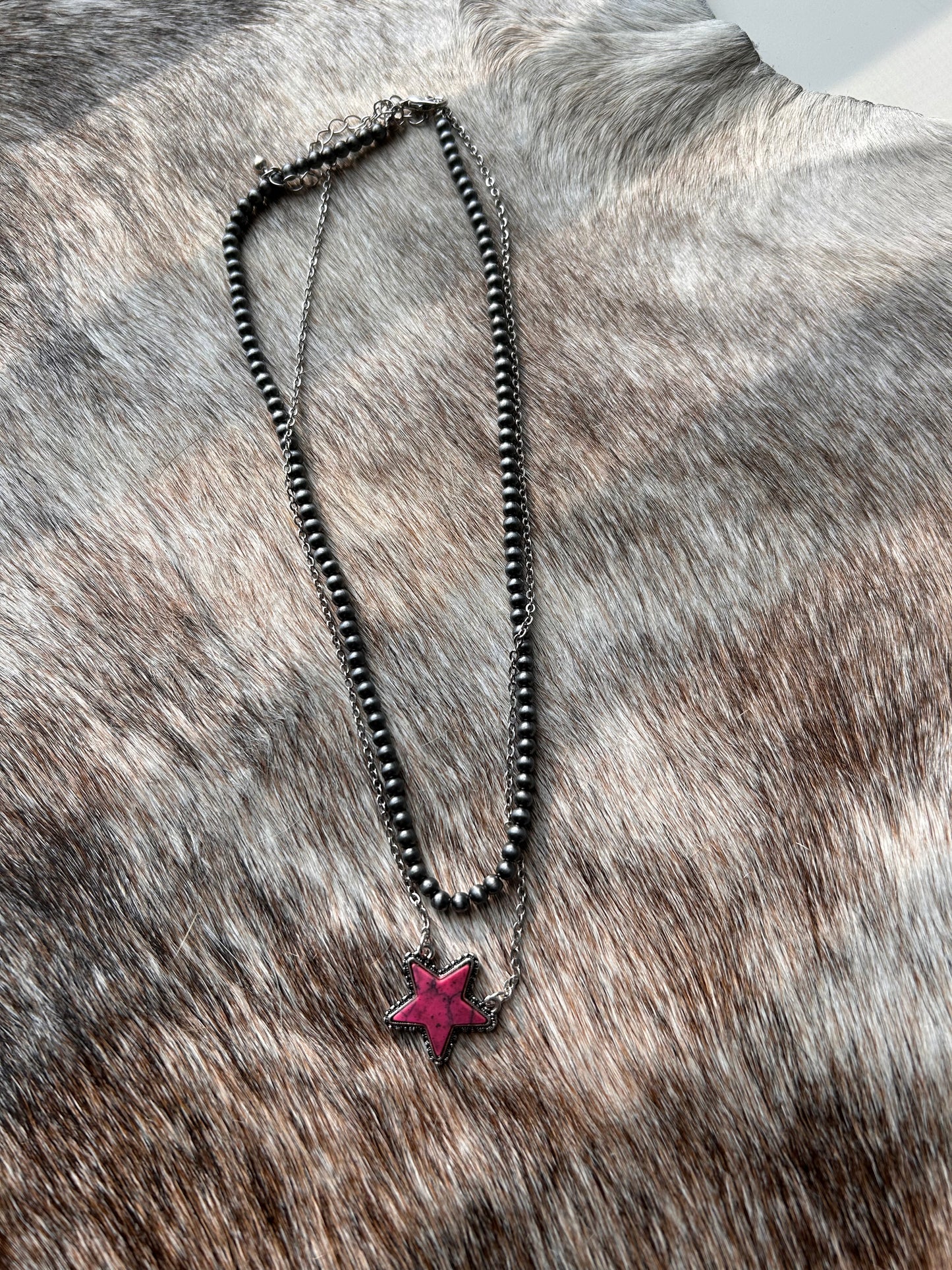 2 Tier Big Star Necklace