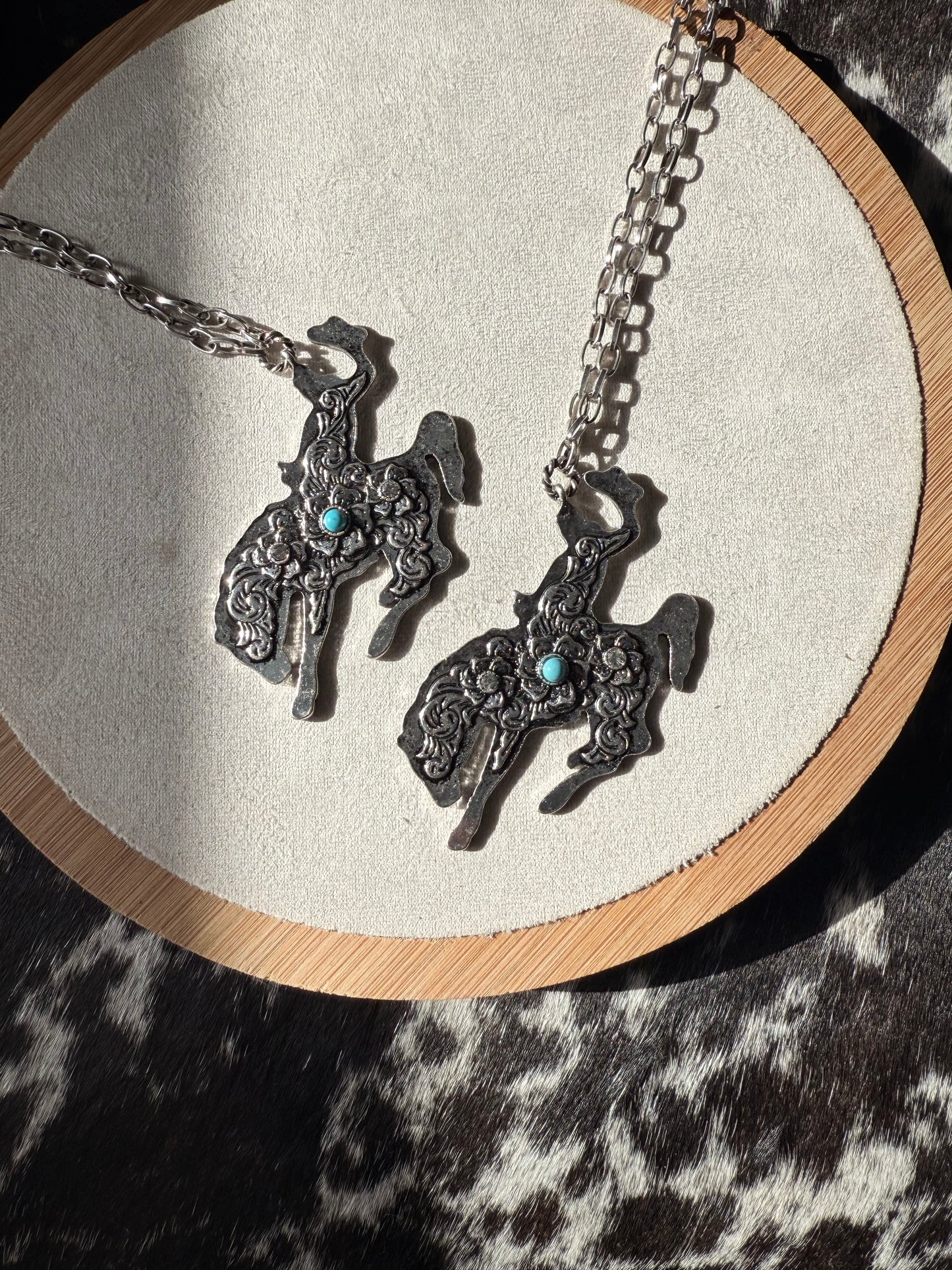Bronc Horse Necklace