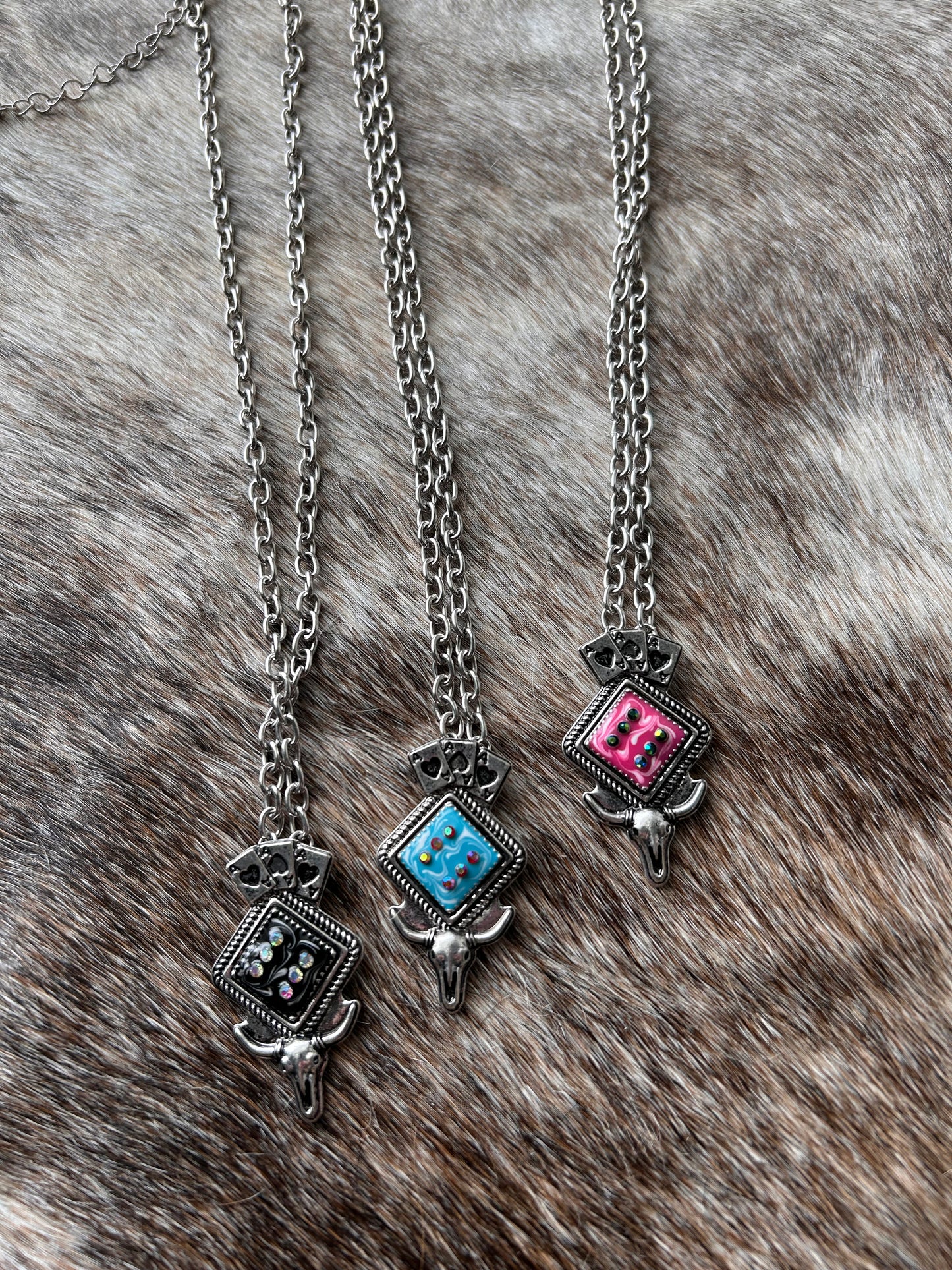 Dice and Skull Necklace