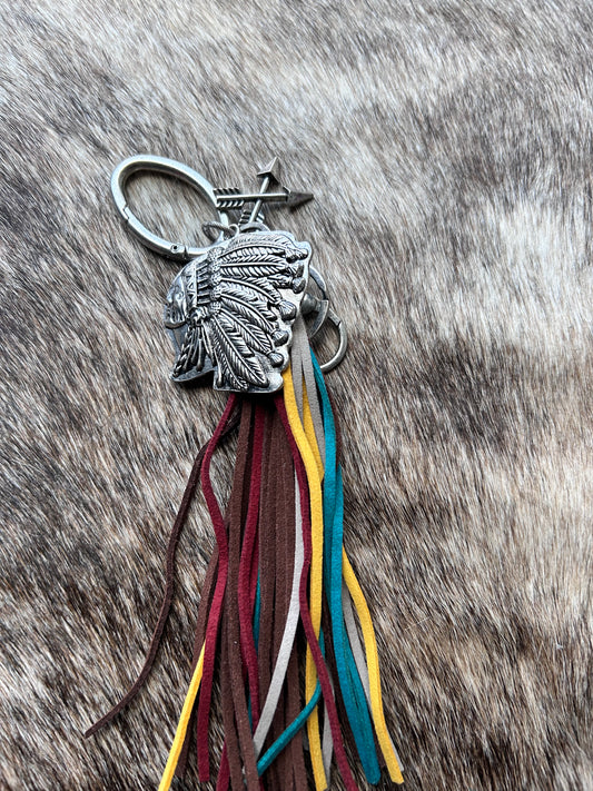 Indian Head Keychain