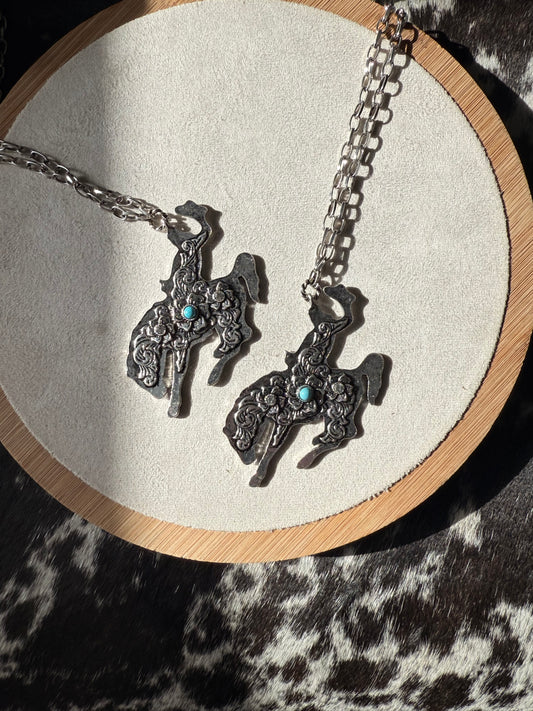 Bronc Horse Necklace