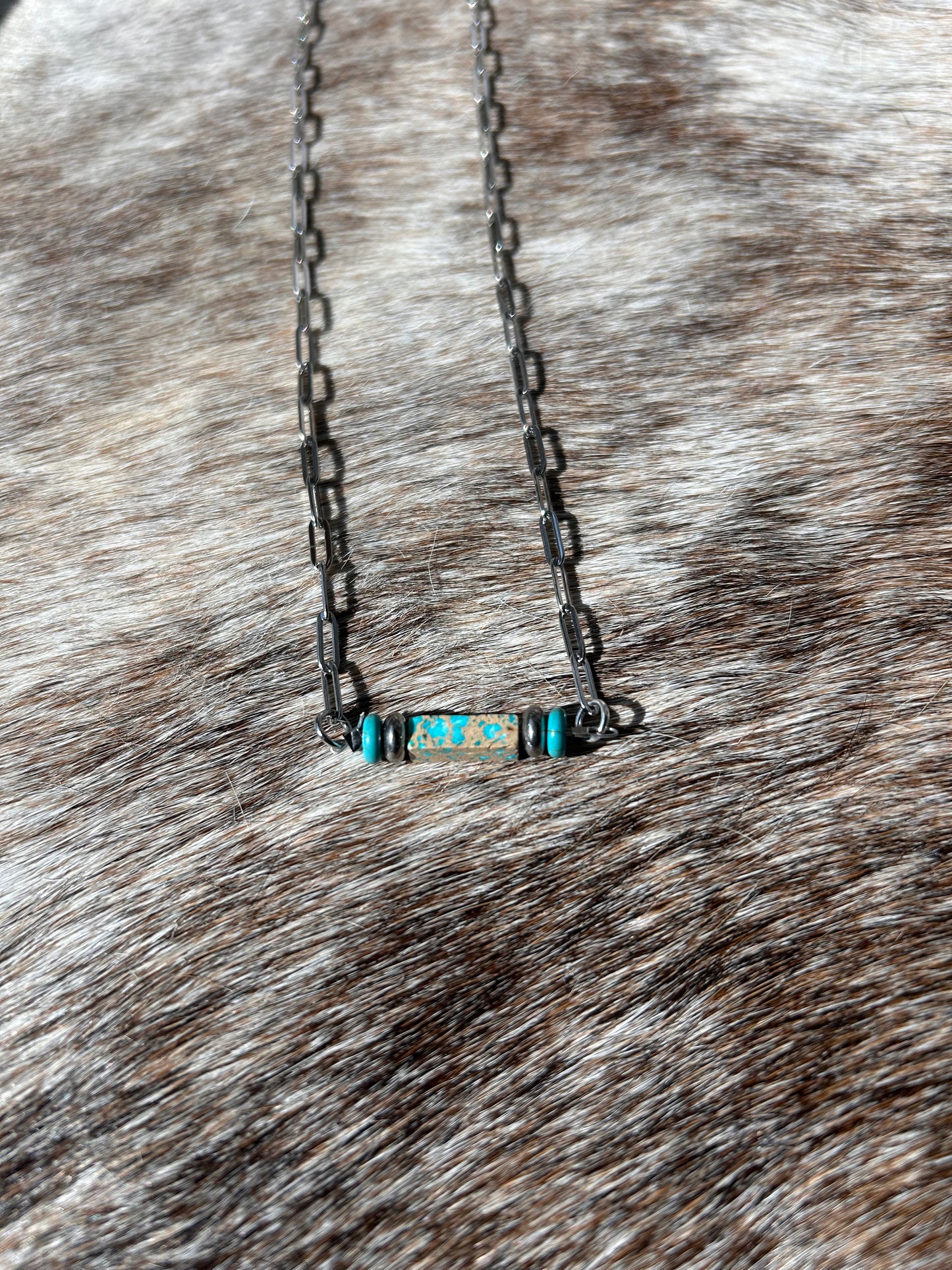 Spear Turquoise Necklace