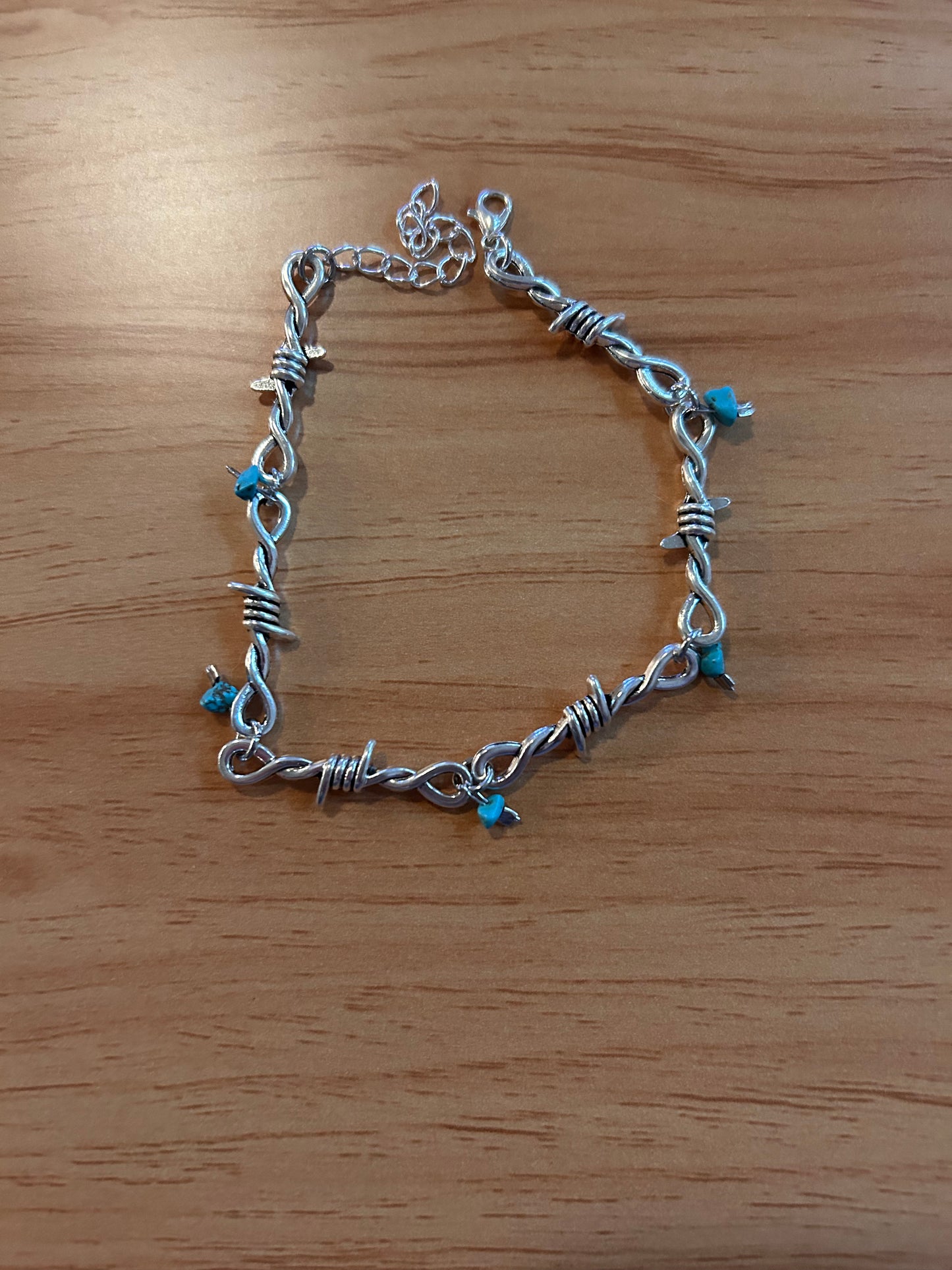 Turquoise Barbwire Bracelet