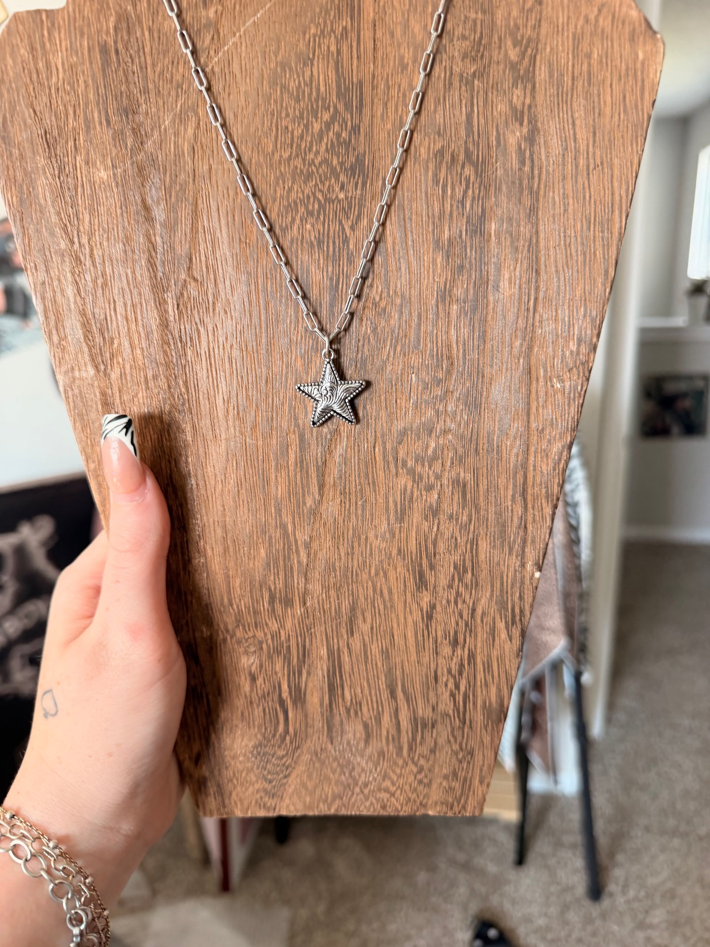 Star Tooled Necklace