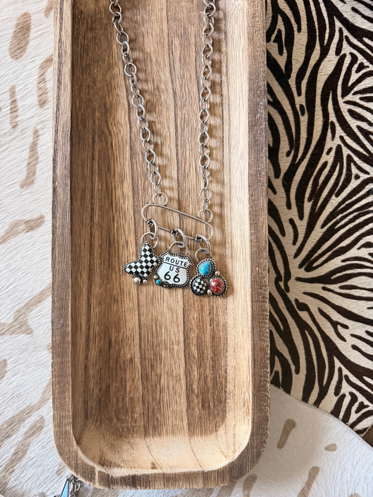 Paperclip Necklace Charm Necklace