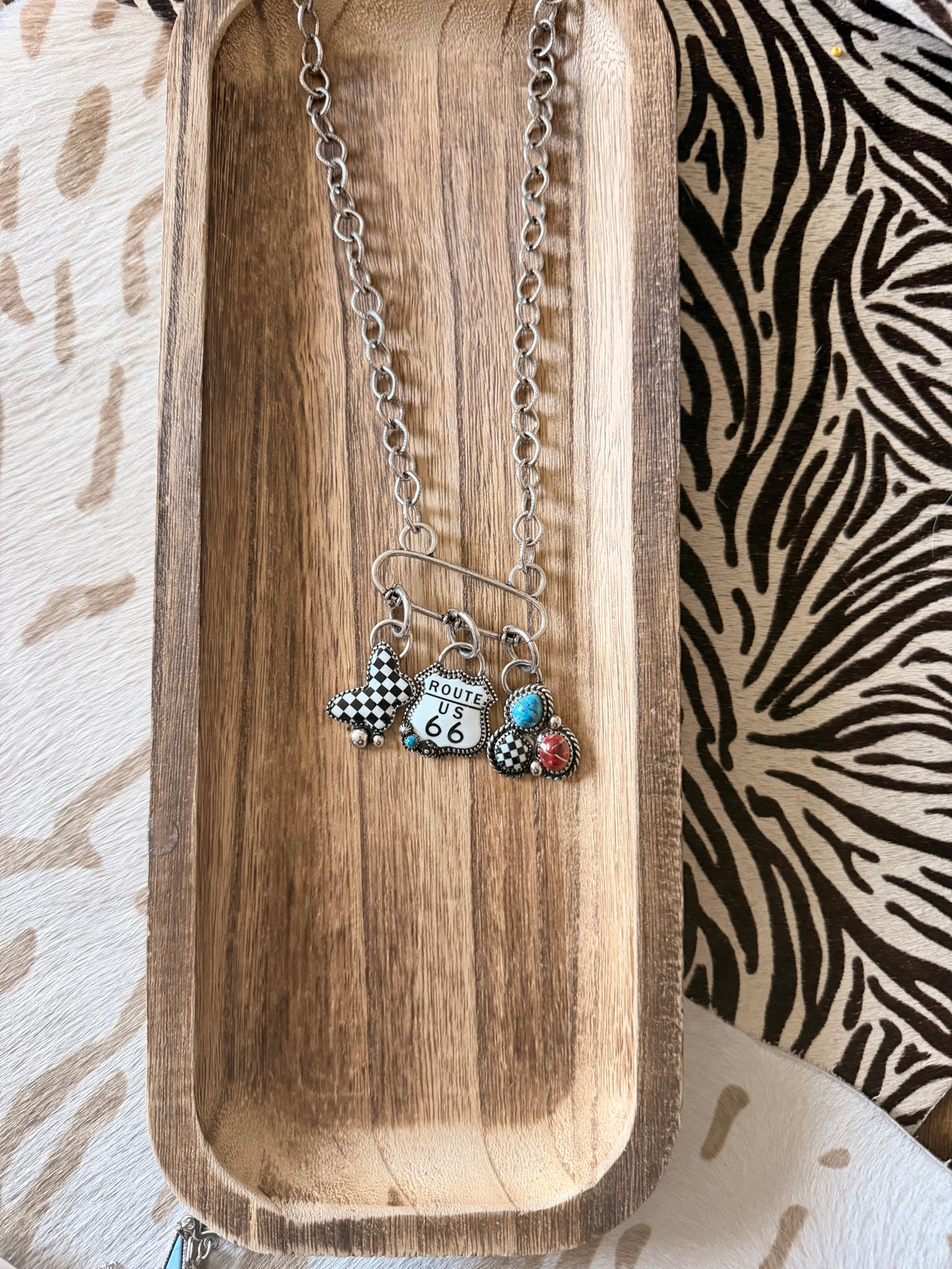Paperclip Necklace Charm Necklace