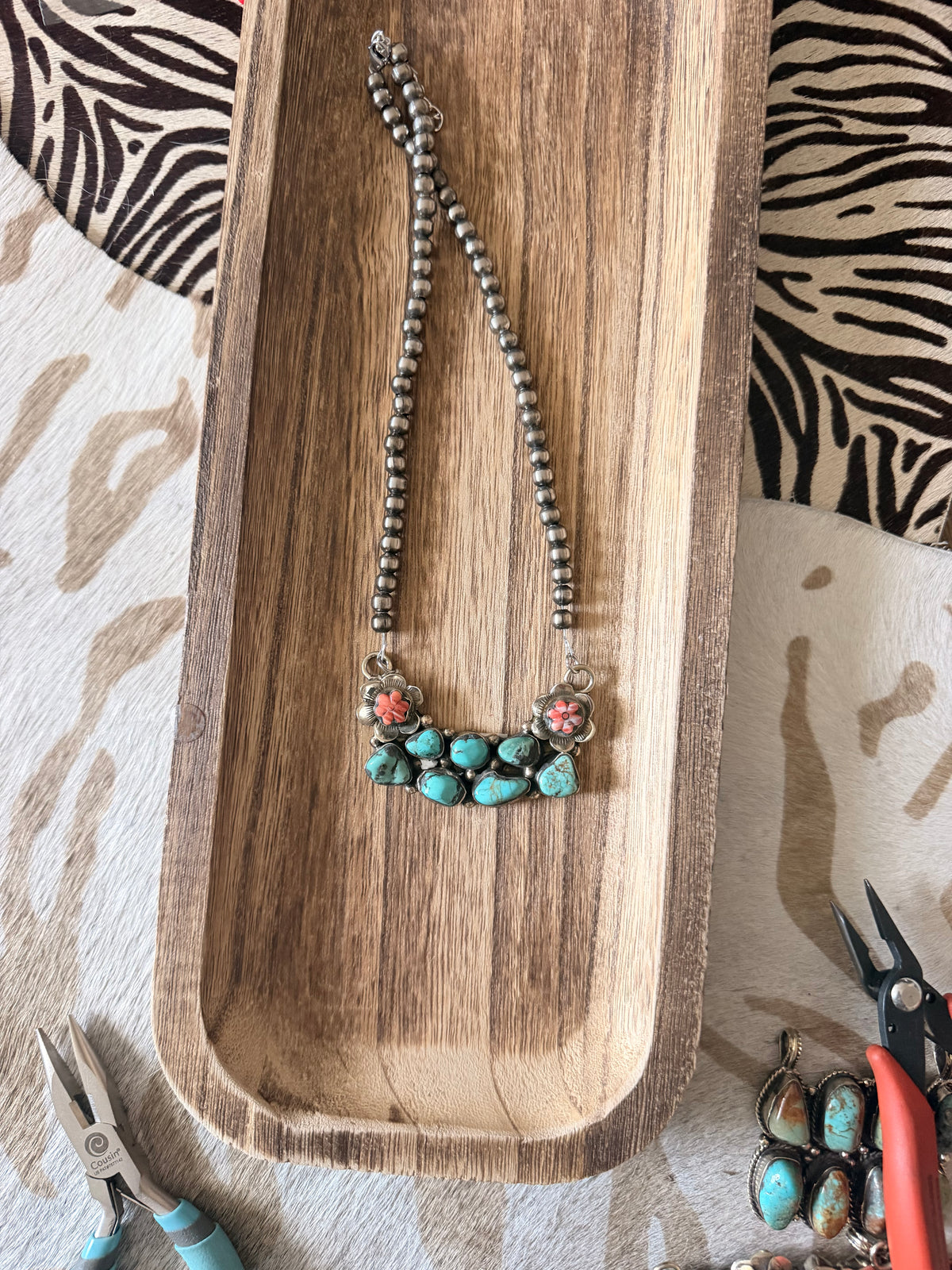 2 Flower Pendent