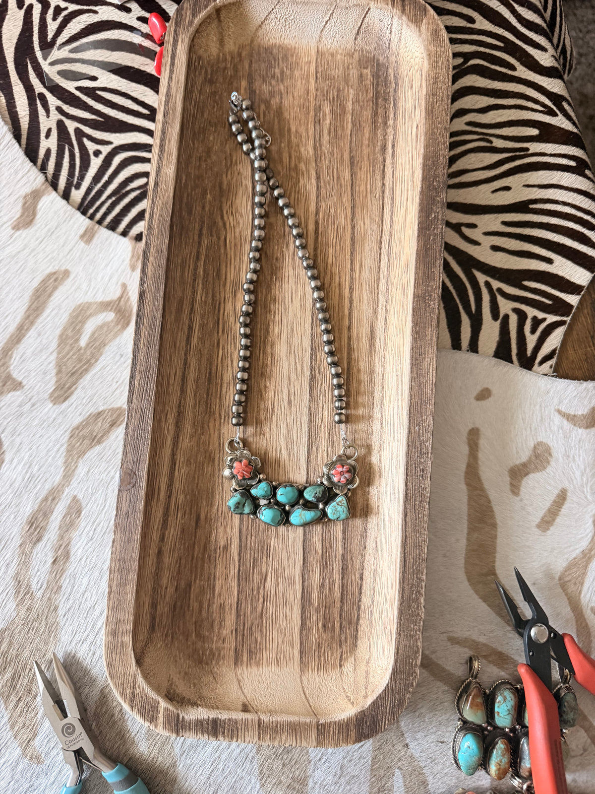 2 Flower Pendent