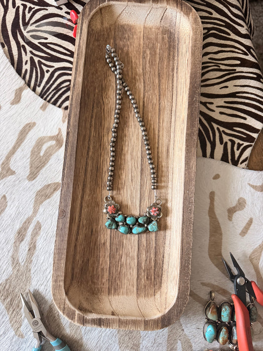 2 Flower Pendent