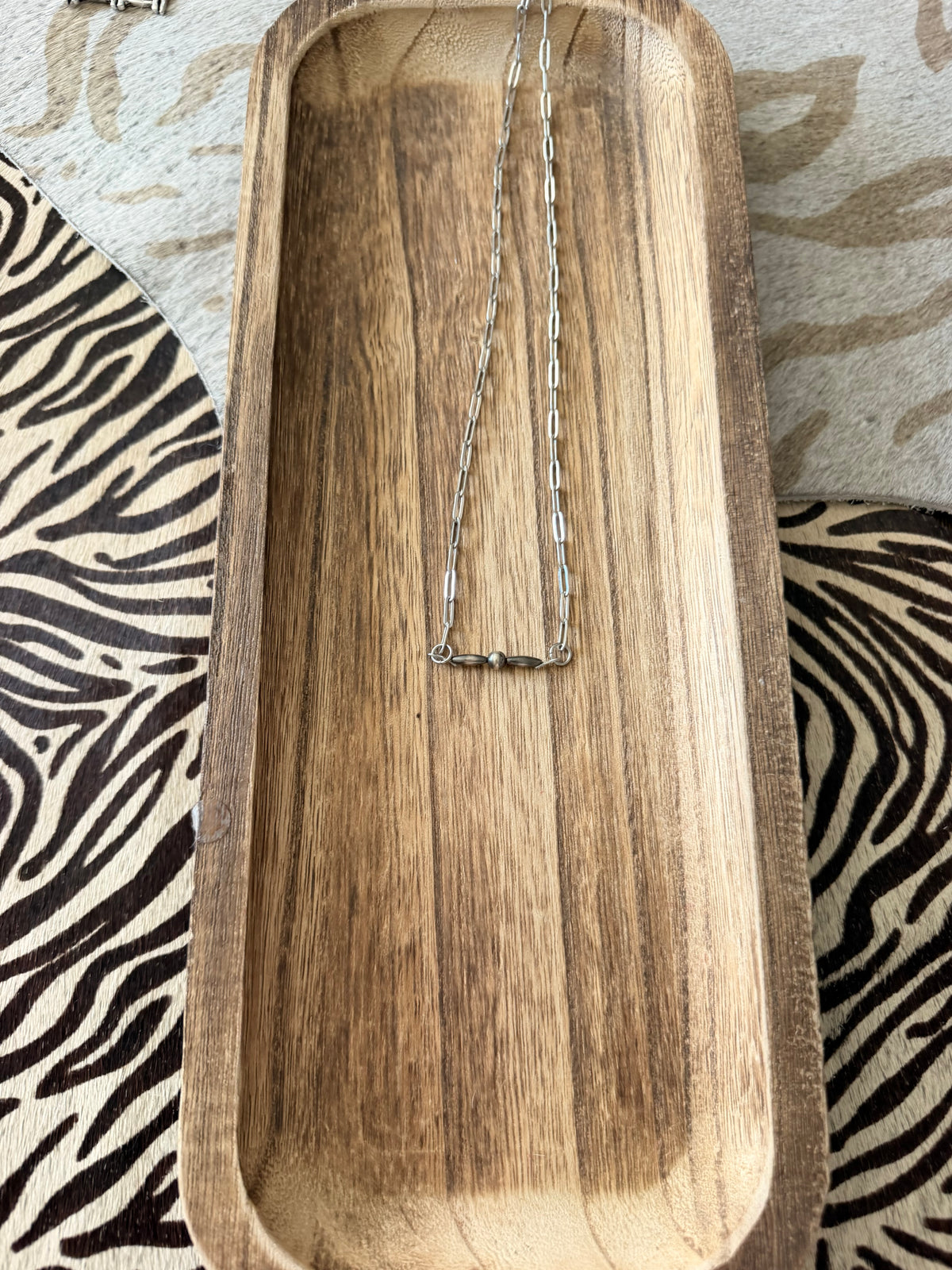 Sterling Silver Bar Necklace