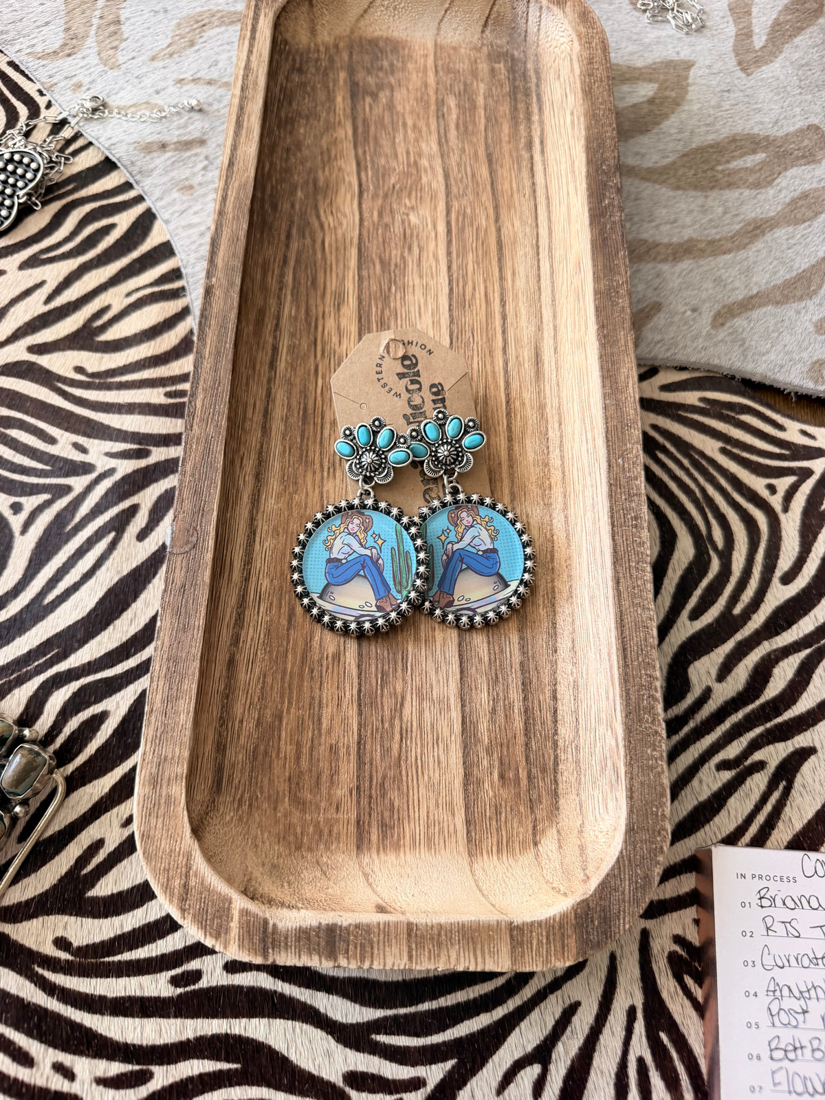 Sitting on Saturn Earrings