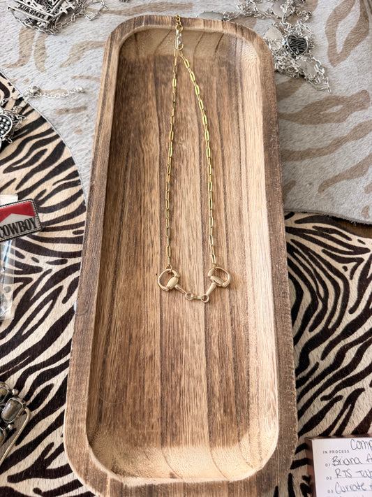Gold Bit Necklace